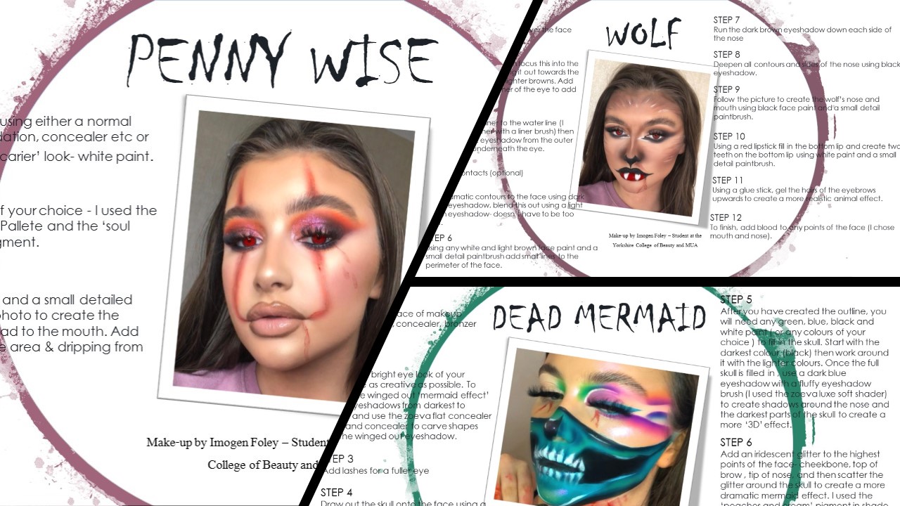 Halloween & Make-Up Looks - Yorkshire College Beauty